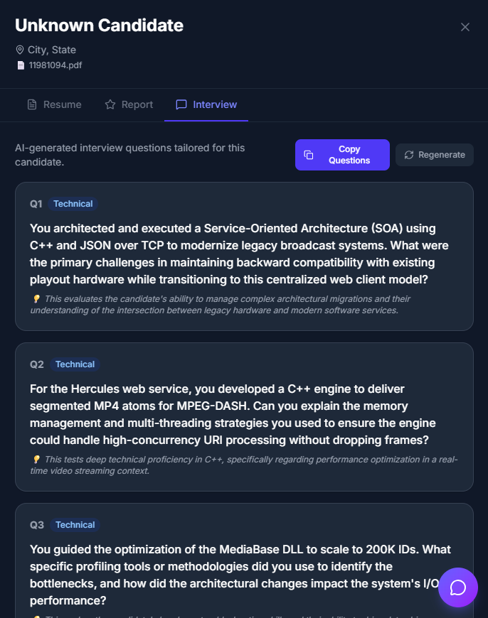 Technical Q&A Generation
